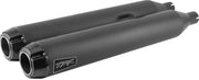 TBR 005-4550499D-B Comp S Slip On Touring M8 Black W/Carbon End Cap