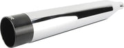 005-4640199 Tbr Comp S 2In1 Exhaust Touring M8 Chrome W/Black End Cap - RV and Auto Parts