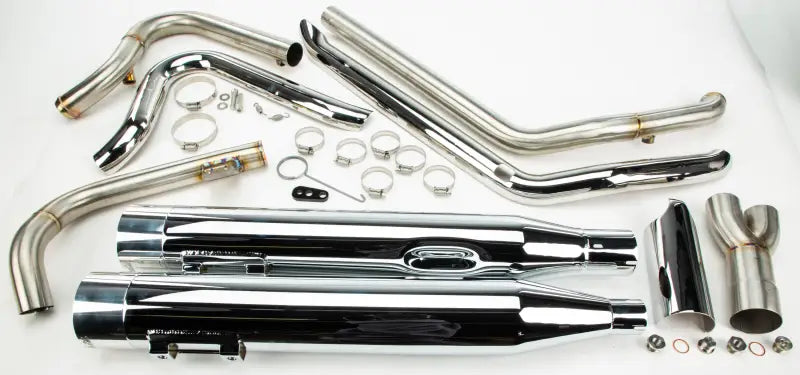 005-46402-P Tbr Comp S 2In1 W/Ghost Touring M8 Chrome W/Pol End Cap - RV and Auto Parts