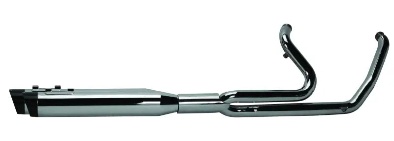 005-46402-S Tbr Comp S 2In1 W/Ghost Touring M8 Chrome W/Black Slash End Cap - RV and Auto Parts