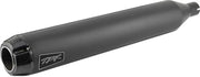 TBR 005-4680199-B Comp S 2in1 Exhaust Touring M8 Black W/Cf End Cap