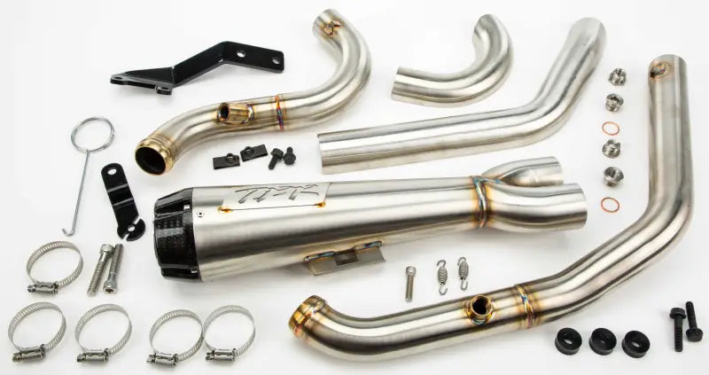 TBR 005-4960199-SG Comp S 2in1 Exhaust Flsb/Flhc Brushed W/Cf End Cap
