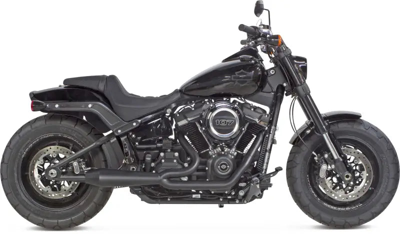 TBR 005-4970199-B Comp S 2in1 Exhaust Softail Gen 2 Black