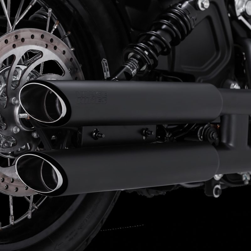 Vance & Hines 15-20 Harley Davidson Indian Scout Twin Slash 3in PCX Slip-On Exhaust - 48323