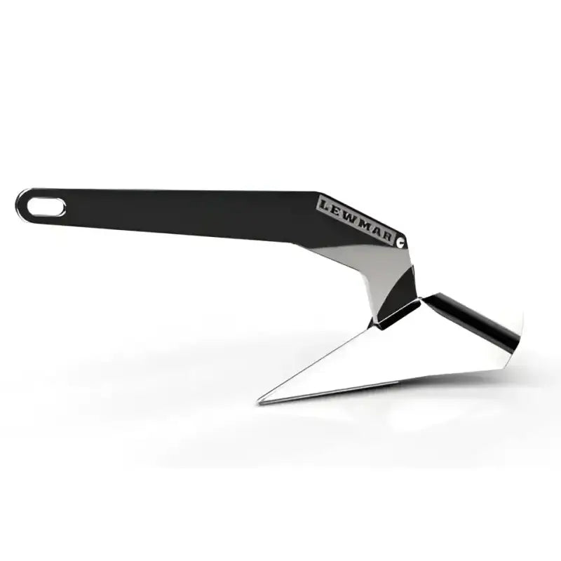 Polished stainless steel Dtx anchor with superior holding power for boats