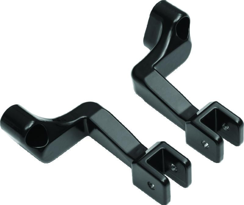 Kuryakyn 5830 Kuryakyn Passenger Peg Mounts Indian Models Gloss Black - 5830