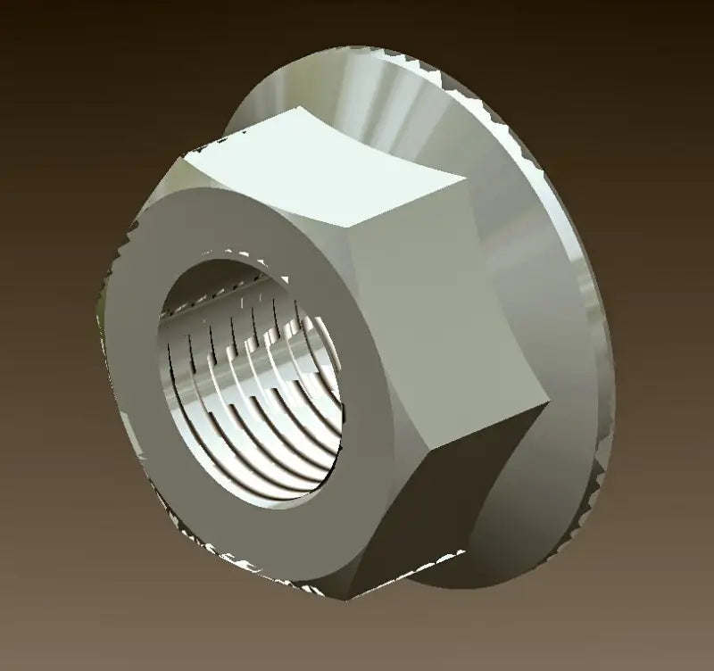 006-092-01 Mor/Ryde 7/16-20 Flange Lock Nuts Pkg 14