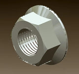 006-092-01 Mor/Ryde 7/16-20 Flange Lock Nuts Pkg 14