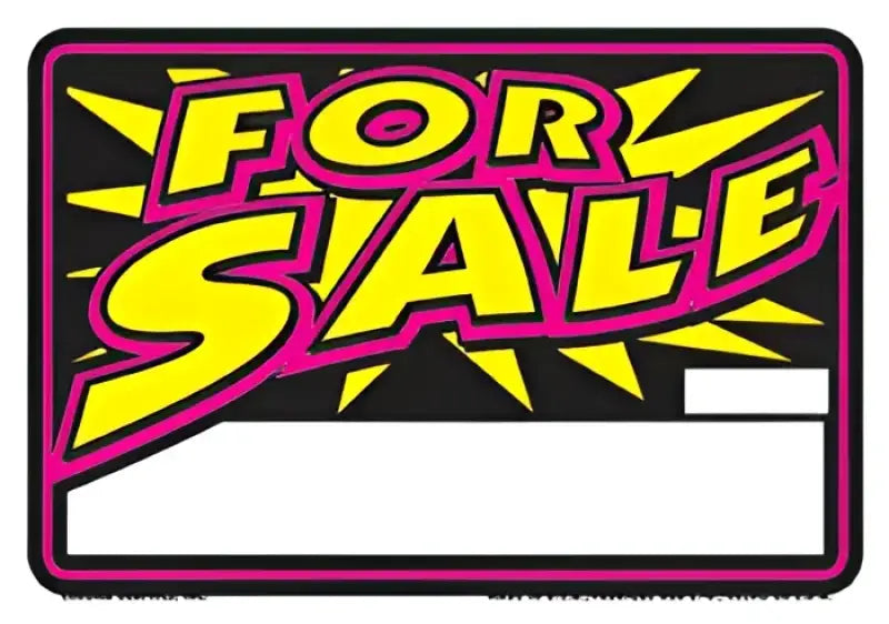007233 Chroma Decal For Sale Fluorescent Sign