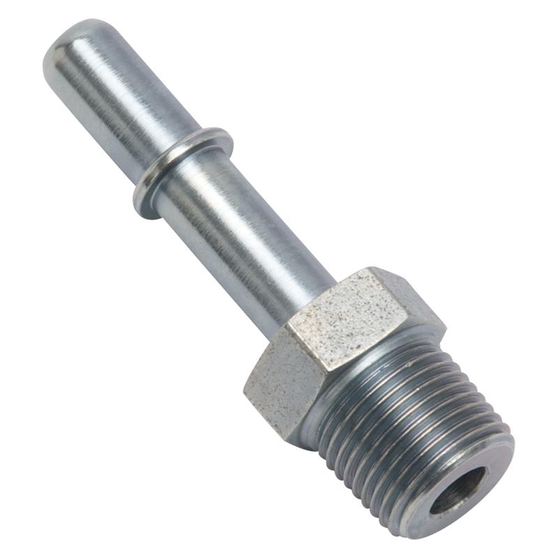Russell 640690 Russell Performance EFI Adapter Fitting 3/8 NPT MALE TO 3/8in SAE Quick Disc Male Zinc - 640690