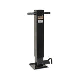 Black trailer jack from Buyers Products for heavy-duty support and stability