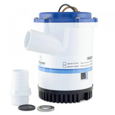 Albin Heavy Duty Bilge Pump 2250 Gph 12V, durable marine pump with 12V operation and high capacity for efficient water removal.