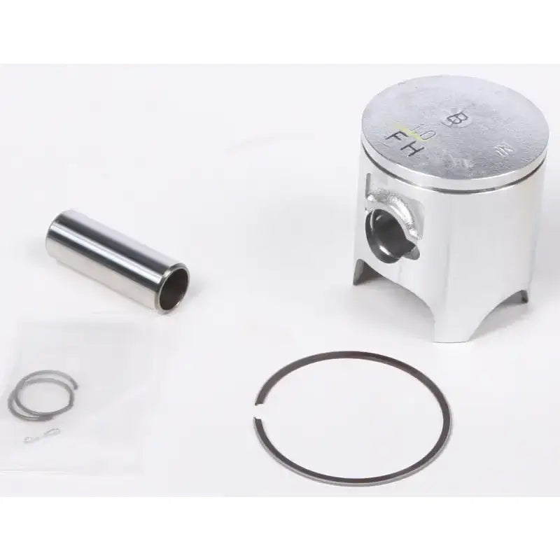 Silver engine piston kit with wrist pin circlips and piston ring for RV and truck parts