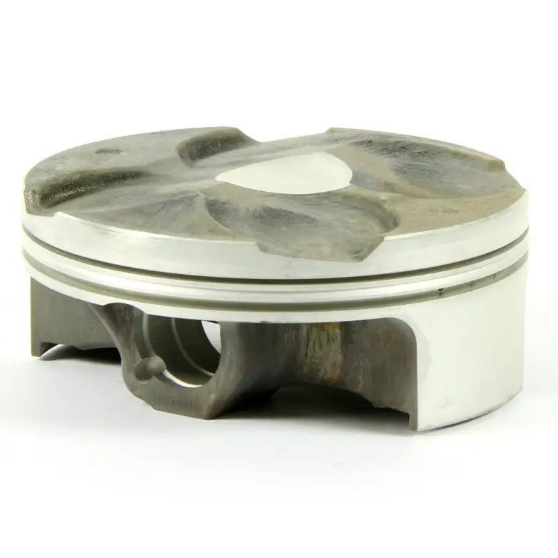 Used engine piston with carbon buildup from Piston Kit Forged Nikasil Cyl for truck parts