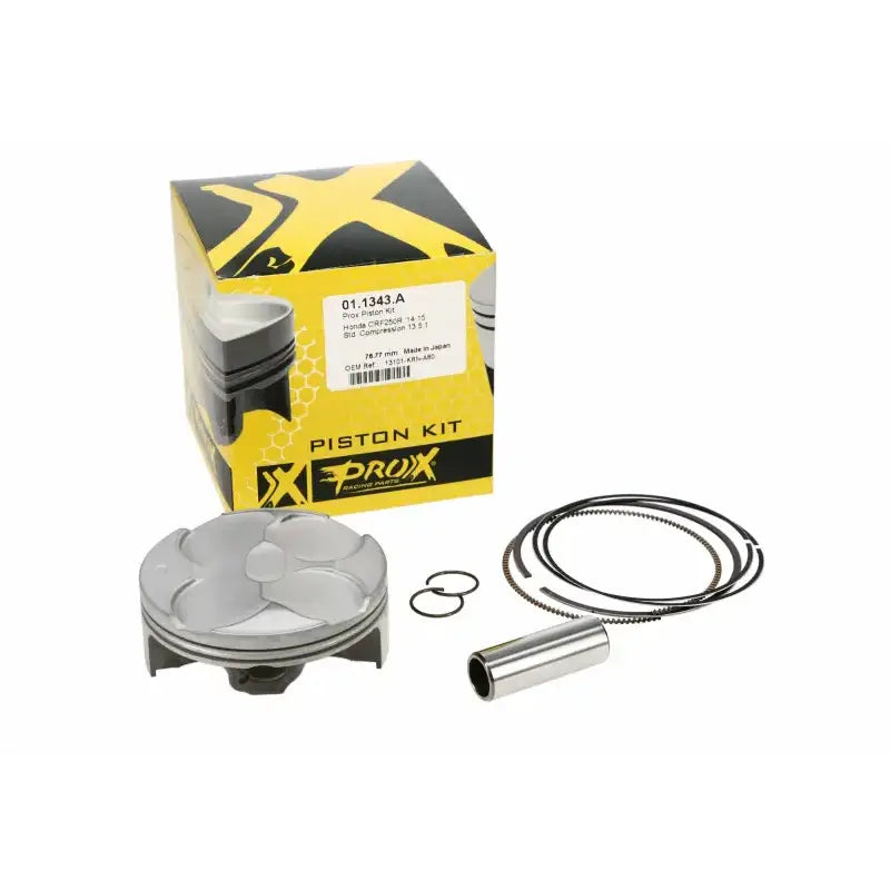 Motorcycle piston kit forged Nikasil Cyl 76.77 Std 13.5:1 Hon for performance