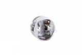 Shiny metallic piston kit with rings and internal structure for RV and truck parts