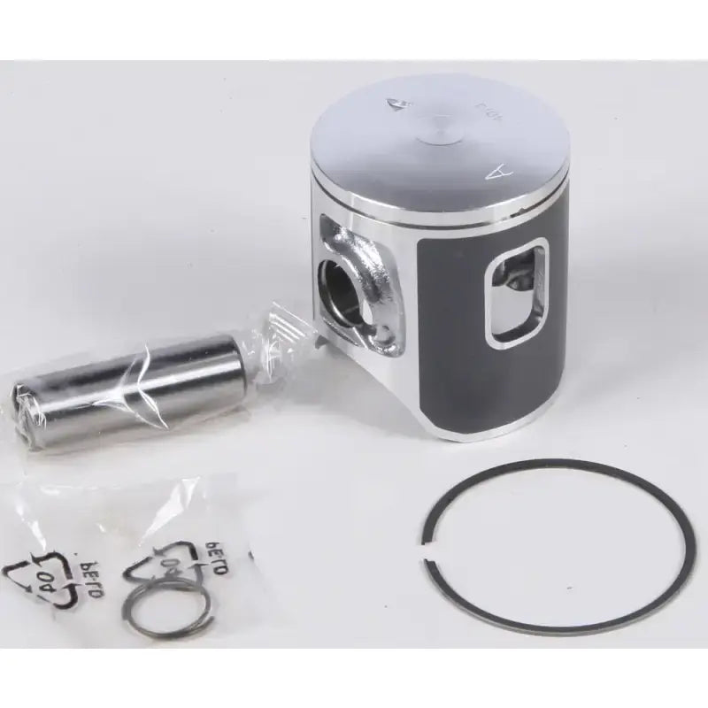Silver and black piston kit with wrist pin, circlips, piston ring for Yamaha RV truck parts