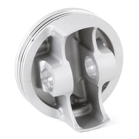 Polished aluminum piston kit forged Nikasil with internal bracing for Yamaha engine