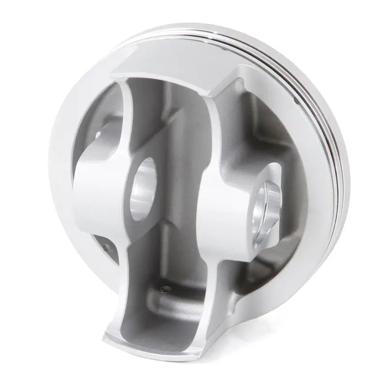 Silver metallic piston kit forged with internal bracing for Yam engine, Nikasil coated