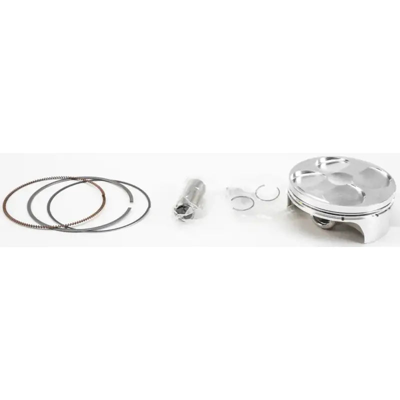 Piston kit forged nikasil with rings, wrist pin, and clips for Yamaha engine