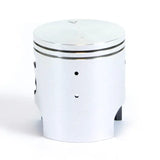 Silver-colored engine piston with two ring grooves from the 01.4108.A piston kit for RV and truck parts