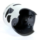 Chrome and black piston for 01.4124.A Piston Kit Nikasil Cyl 48.45 Std Kaw