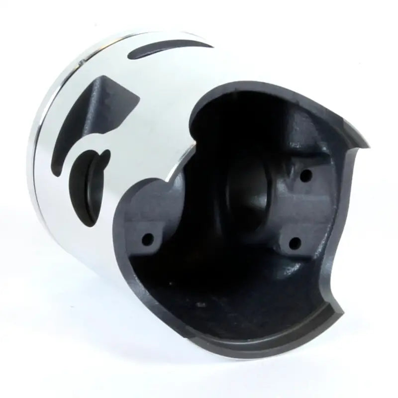 Chrome and black piston for 01.4124.A Piston Kit Nikasil Cyl 48.45 Std Kaw