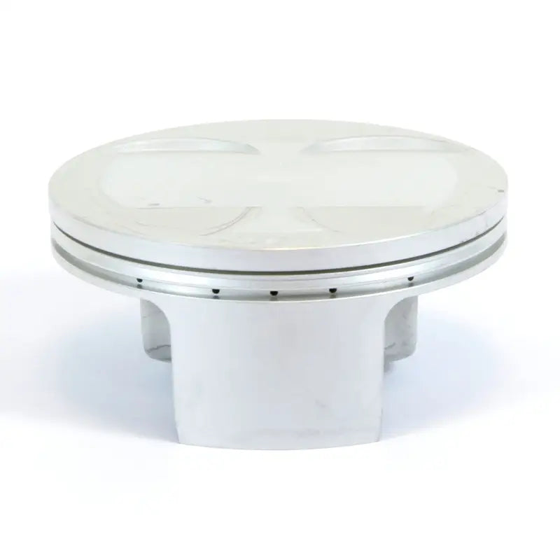 Silver engine piston from Piston Kit Forged Nikasil Cyl for Kaw engines