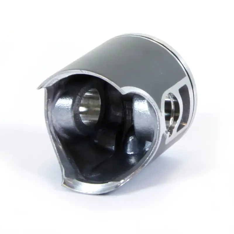 Molycoated Nikasil piston kit with dark grey coating and shiny interior for Husq/Ktm trucks