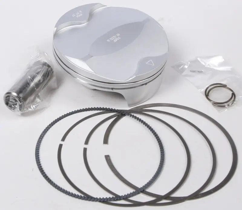 Shiny silver piston kit with rings for Husqvarna KTM engines, perfect for RV and truck parts