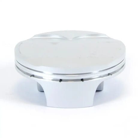 Silver-colored piston with domed top from 01.6362.A forged Nikasil piston kit for Husqvarna KTM