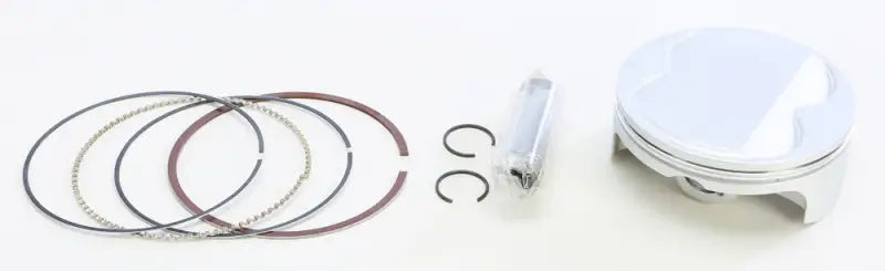 Engine piston with rings, pin, circlips from KTM piston kit for RV and truck parts