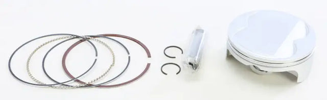 Engine piston with rings, pin, circlips from KTM piston kit for RV and truck parts