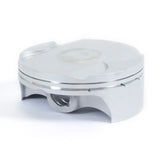 Shiny aluminum alloy piston kit with flat top and ring grooves for Husqvarna KTM bikes