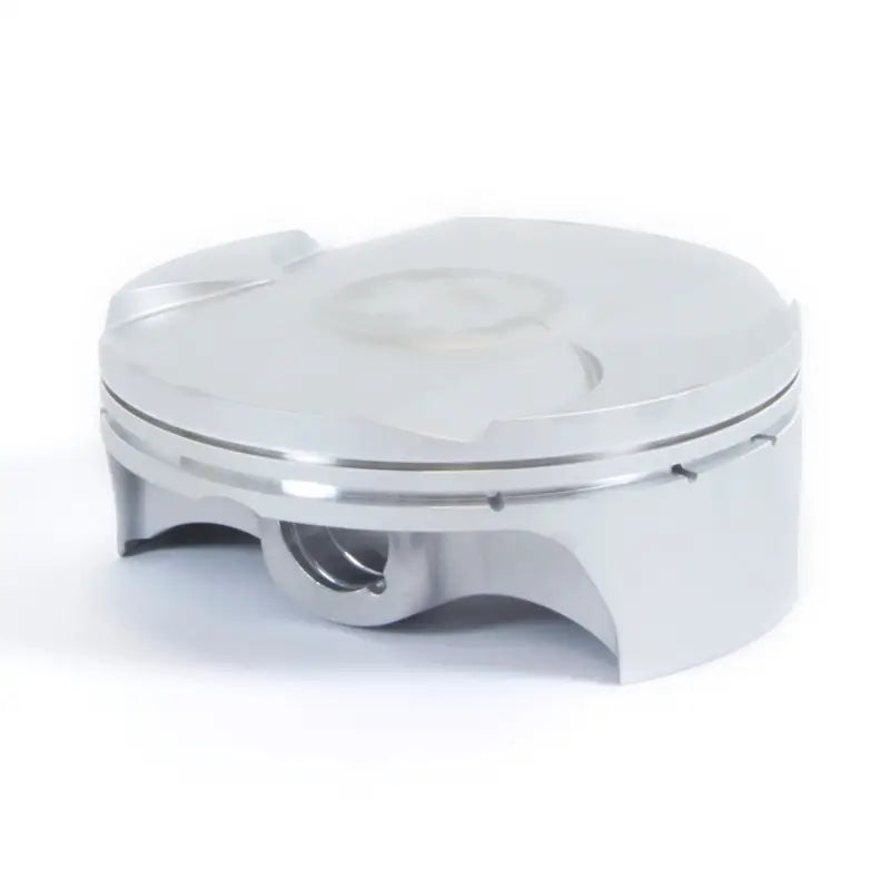 Shiny aluminum alloy piston kit with flat top and ring grooves for Husqvarna KTM bikes