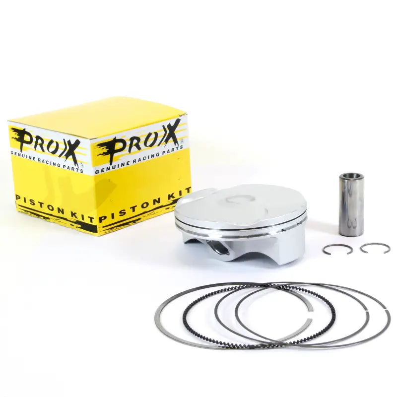 Image of ProX piston kit with piston, wrist pin, circlips, and rings for Husqvarna KTM