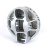 Silver metallic piston with open-skirt design from Husqvarna KTM piston kit for RV parts