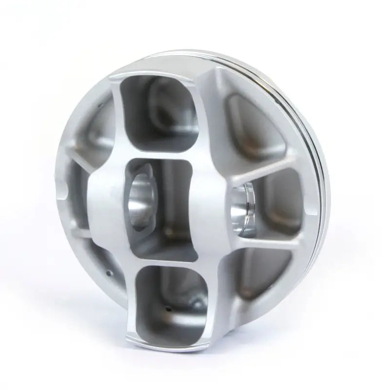 Silver metallic piston with open-skirt design from Husqvarna KTM piston kit for RV parts