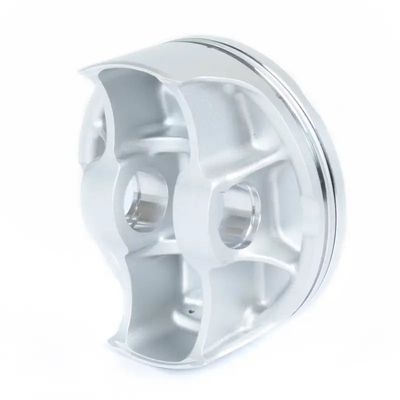 Silver-colored engine piston with concave top in Piston Kit for RV and truck parts