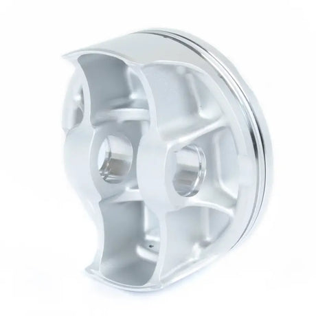 Silver-colored engine piston with concave top in Piston Kit for RV and truck parts