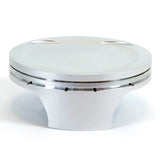 Shiny silver aluminum piston kit for high-performance engines, ideal for RV & truck parts