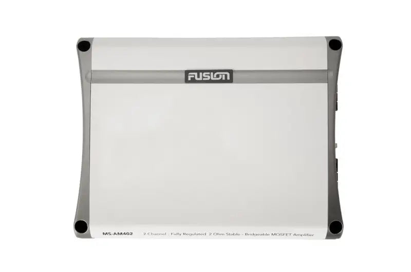 010-01499-00 Fusion Elec Ms-Am402 250 W 2 Channel Amplifier, high power, compact design, ideal for enhancing sound performance, perfect for RV, automotive, powersports, off-road, marine, exterior, truck accessories, interior, truck bed, RV parts, AVADA - Best Sellers