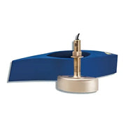 Bronze thru-hull transducer with fairing block for Garmin 50/200Khz fish finders