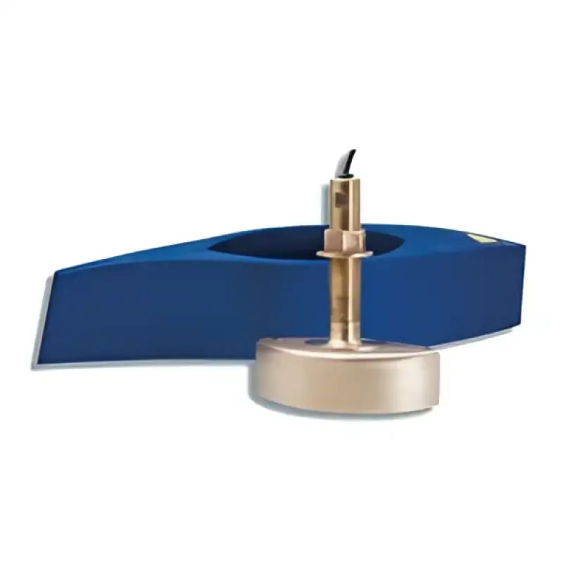 Bronze thru-hull transducer with fairing block for Garmin 50/200Khz fish finders