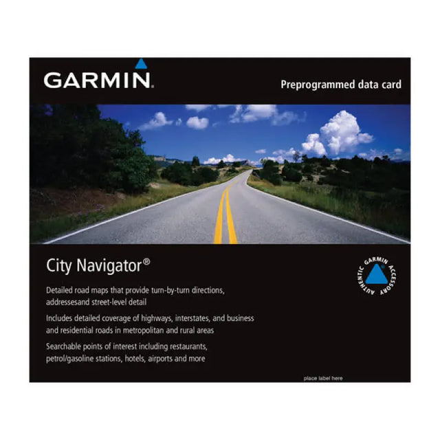 Garmin City Navigator preprogrammed data card for Garmin City Navigator Mexico SD Card