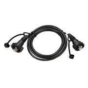 Black waterproof Ethernet cable for Garmin Marine Network Cable 6Ft Gmm Moni