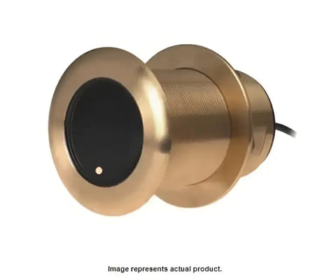 Brass-colored transducer with black sensor for Garmin Xdcr Chirp-H Bronze Lp 20 Tilt 8