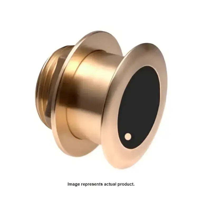 Bronze Thru-Hull Transducer for Garmin Xdcr Chirp-L 1Kw, no tilt, easy install