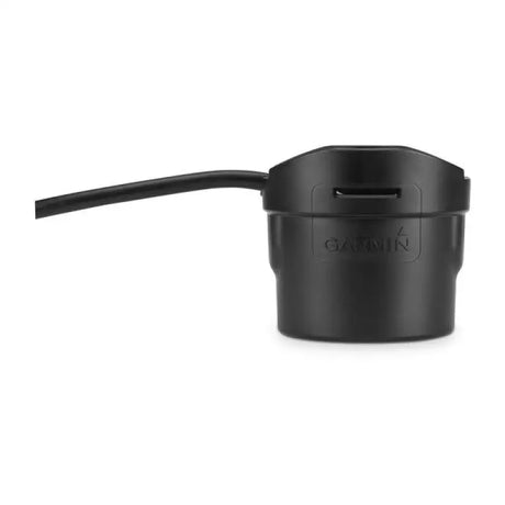 Garmin 010-12401-10 Xdcr Gt8Hw-Ih Hw-Chirp In Hull transducer in black, featuring durable construction and CHIRP sonar technology for enhanced underwater imaging and in-hull mounting.