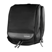 Black Garmin Portable Kit For Small Fishfinders with zippers.